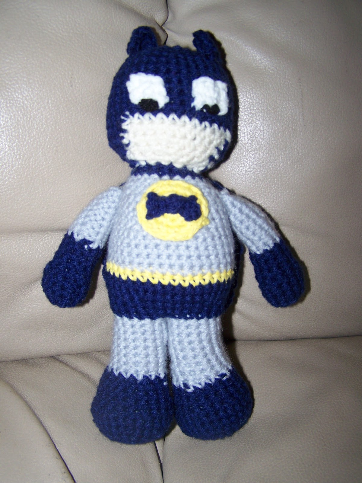 Batman Doll Knitting Pattern Cooking And Crocheting Batman Crochet Doll