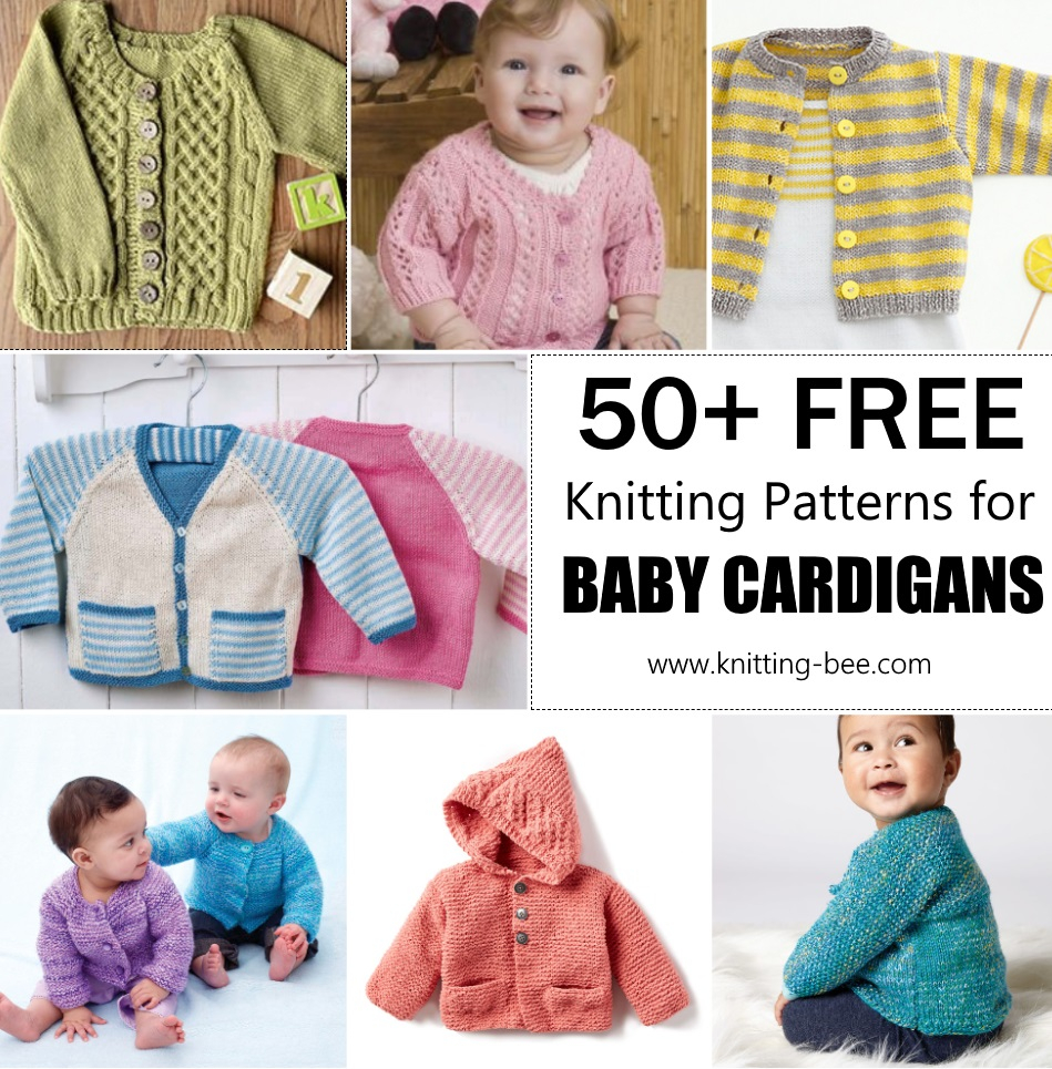 Beginner Baby Knitting Patterns Free Knitting Pattern For Ba Cardigans