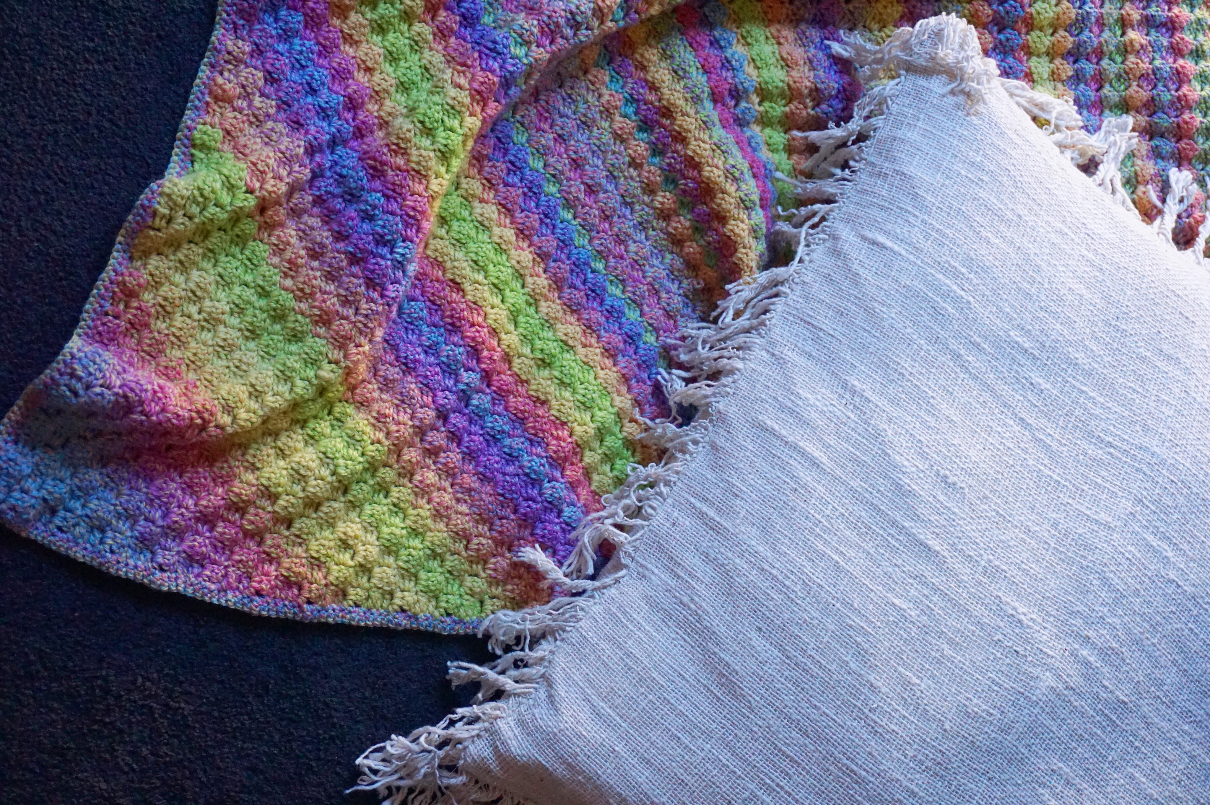 Bendigo Knitting Mills Patterns Autumn Jewel C2c Blanket Little Cosy Things