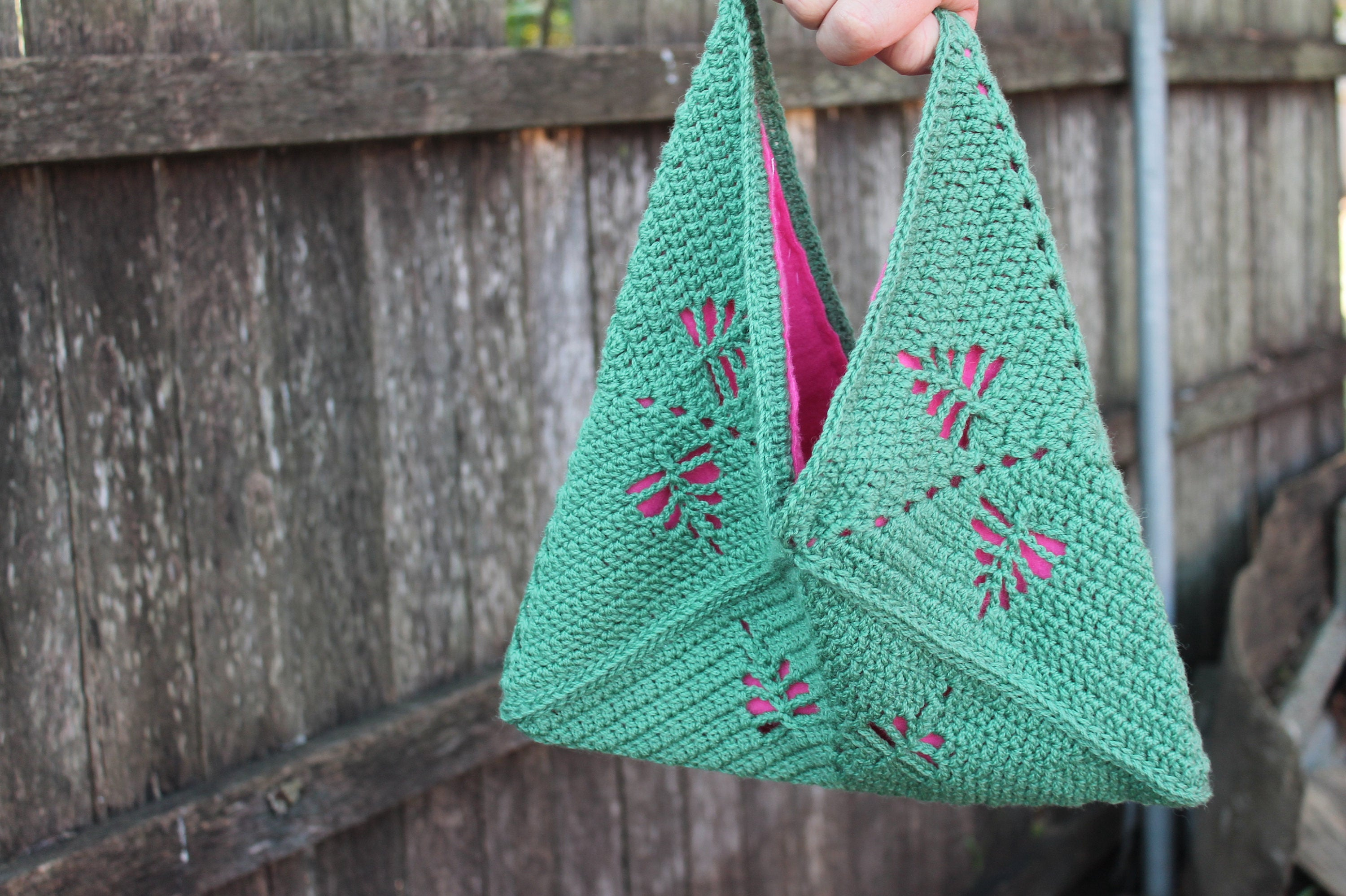 Bendigo Knitting Mills Patterns Pattern Crochet Bag Fern Gully Pdf Instant Download