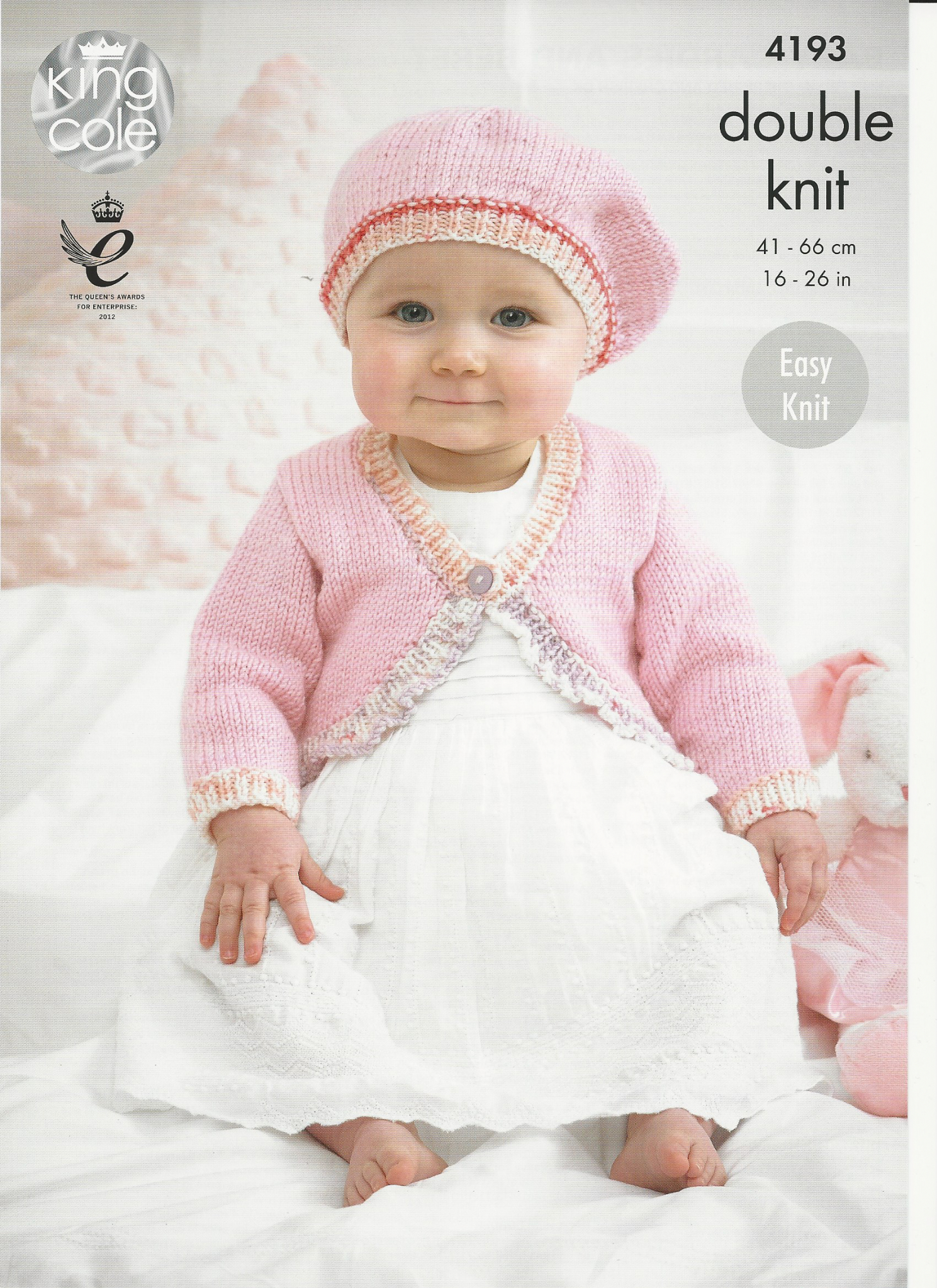 Beret Knitting Pattern Easy King Cole Babieschildrens Cardies Beret Knitting Pattern In Cherish Dk 4193