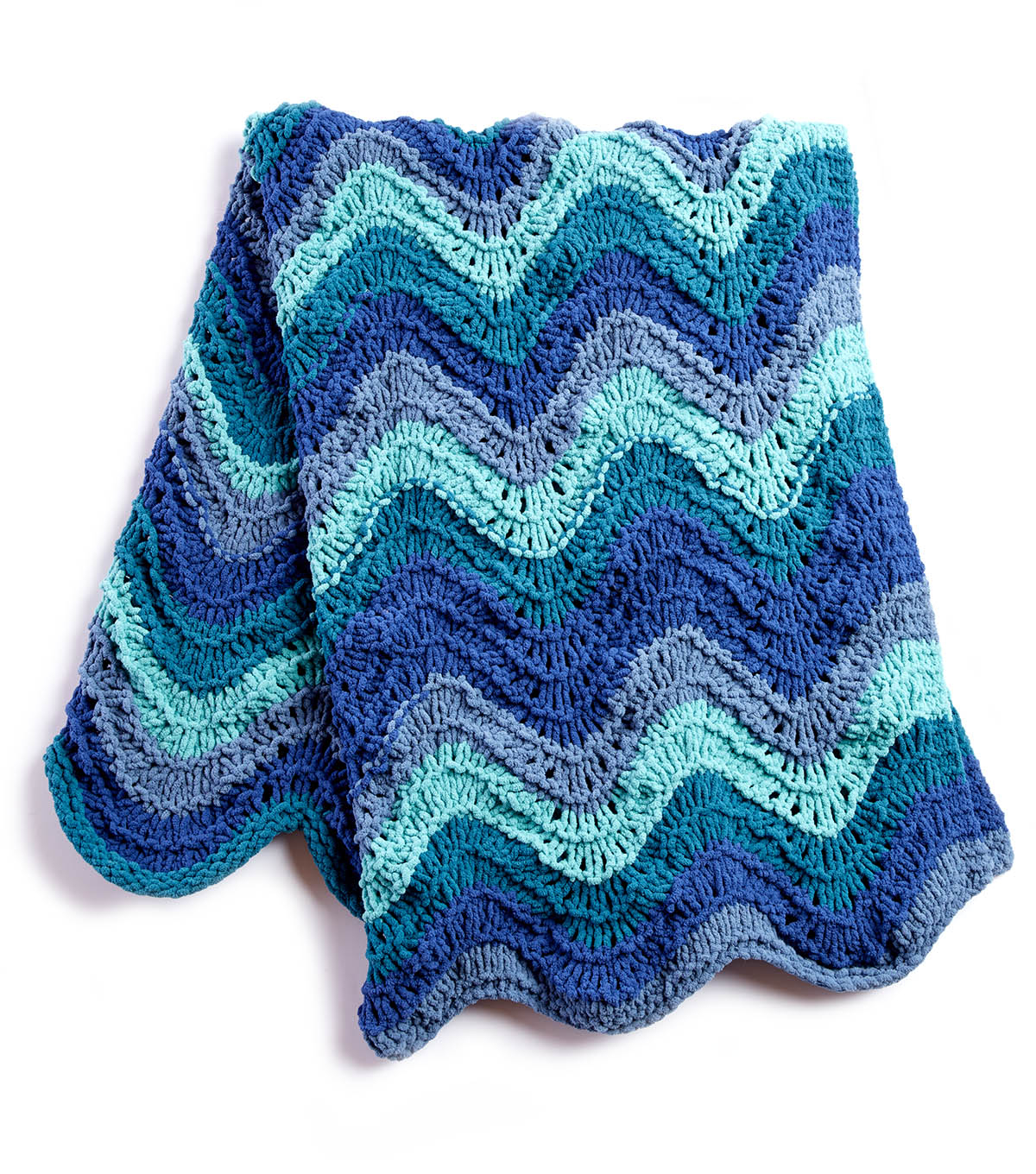 Bernat Patterns Knit How To Make A Ripple Stripes Knit Blanket Joann