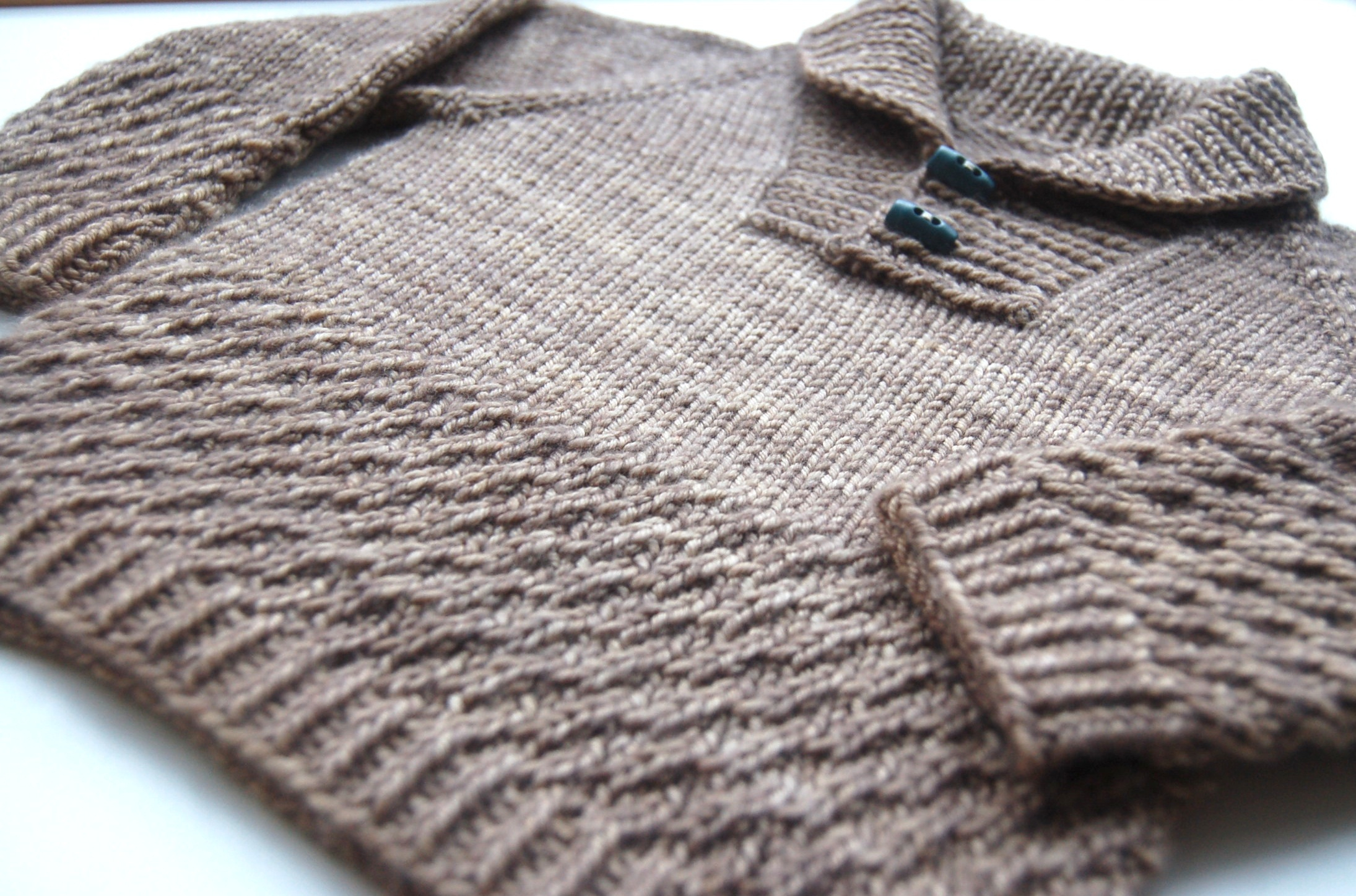 Boy Knitting Patterns Boy Sweater With Shawl Collar Knitting Pattern En
