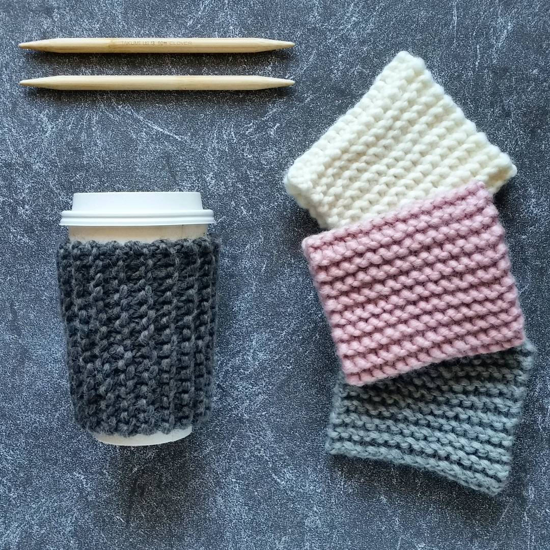 Cable Knit Coffee Cozy Pattern Knit Coffee Cozy Pattern Knitting Pattern Knit Coffee Sleeve Pattern Knit Coffee Cup Cozy Knit Coffee Cup Sleeves Beginner Knitting Patterns