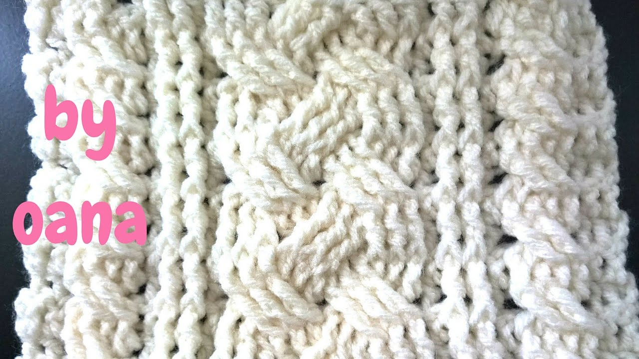 Cable Knit Scarf Pattern Free Crochet Cable Pattern Stitch