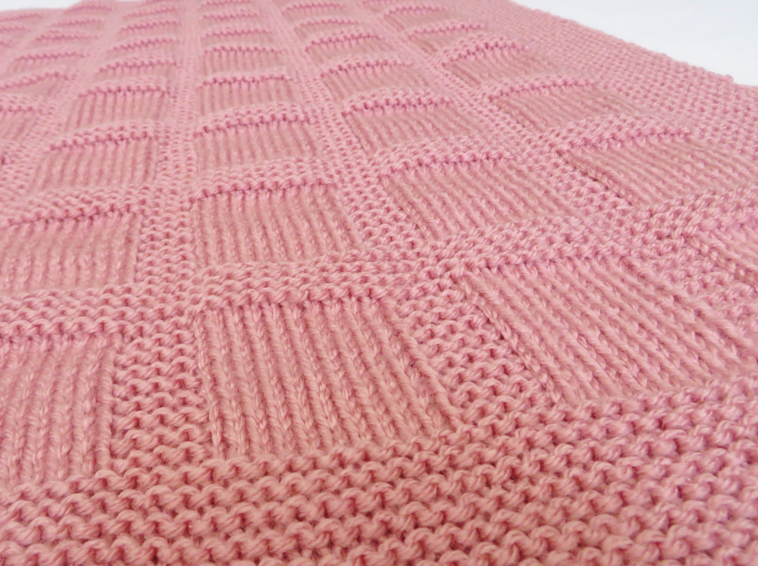 Car Seat Knitted Blanket Pattern Knitting Pattern Knit Ba Blanket Pattern Checks And Blocks