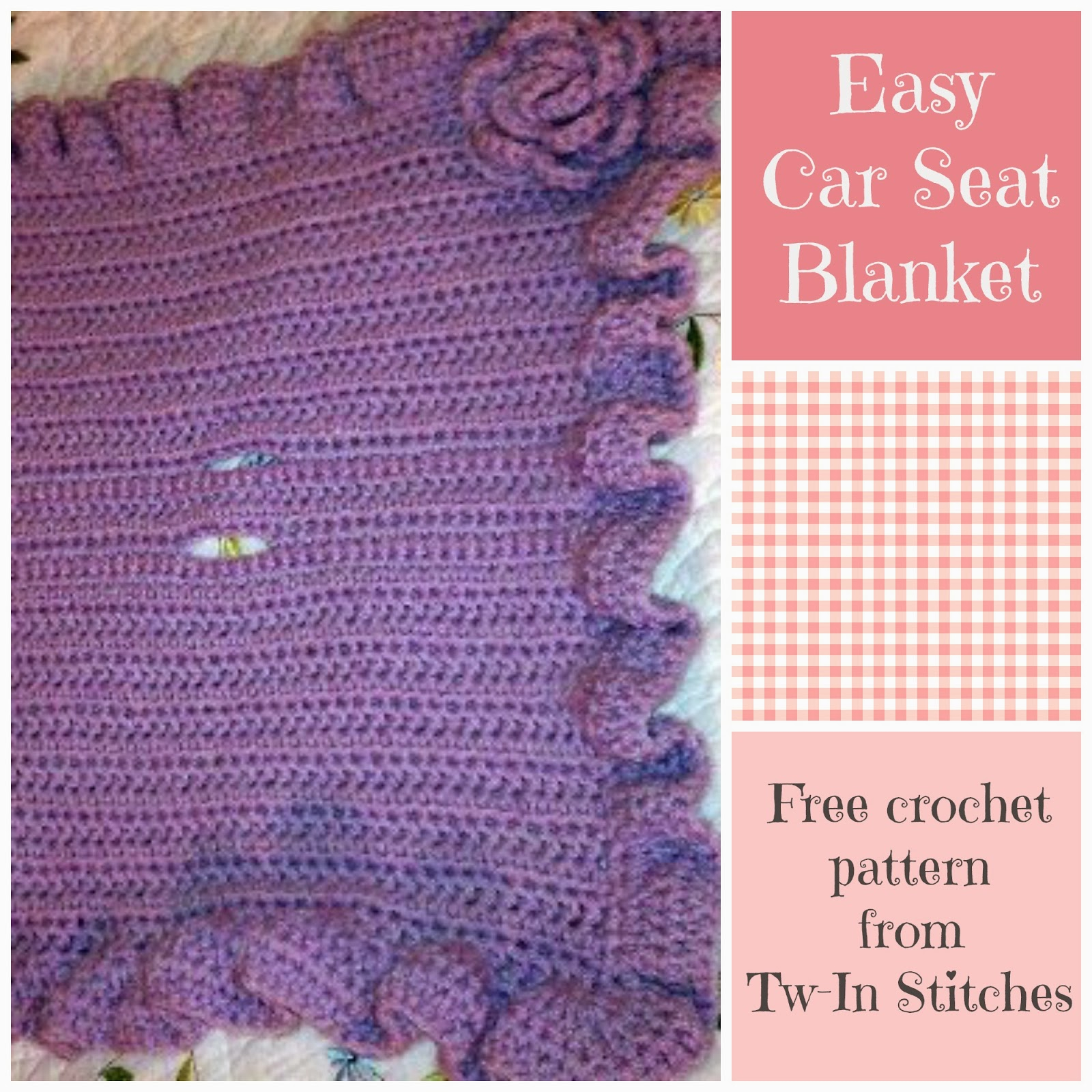 Car Seat Knitted Blanket Pattern Tw In Stitches Easy Car Seat Blanket Pattern Free Pattern