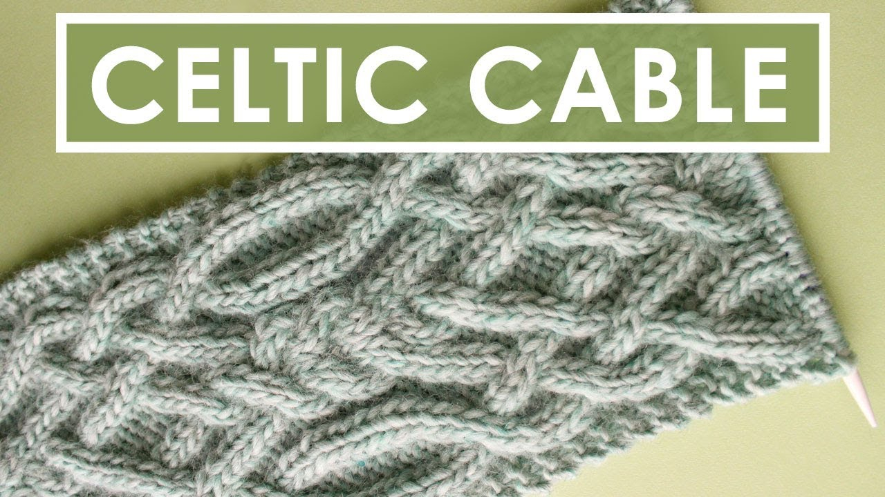 Celtic Afghan Knit Pattern Knit Fancy Celtic Cable Knitting Pattern