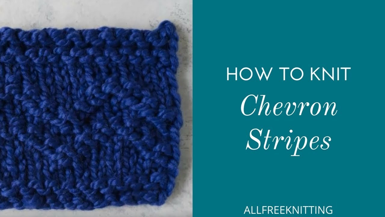 Chevron Infinity Scarf Knitting Pattern How To Knit Chevron Stripes Stitch