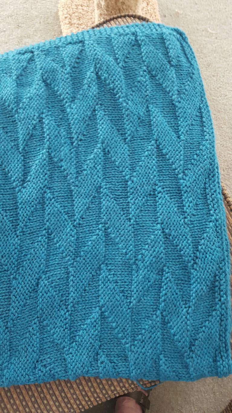 Chevron Knit Blanket Pattern Easy Afghan Knitting Pattterns In The Loop Knitting