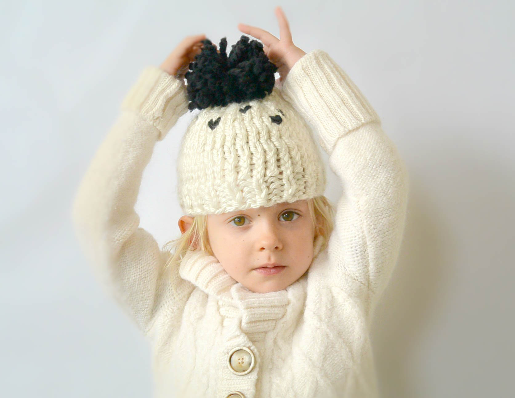 Child's Knitted Hat Pattern Everyday Chunky Knit Toddler Hat Pattern Mama In A Stitch