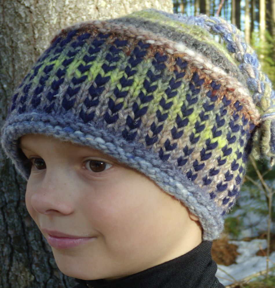 Child's Knitted Hat Pattern Lambs Pride Bulky Yarn