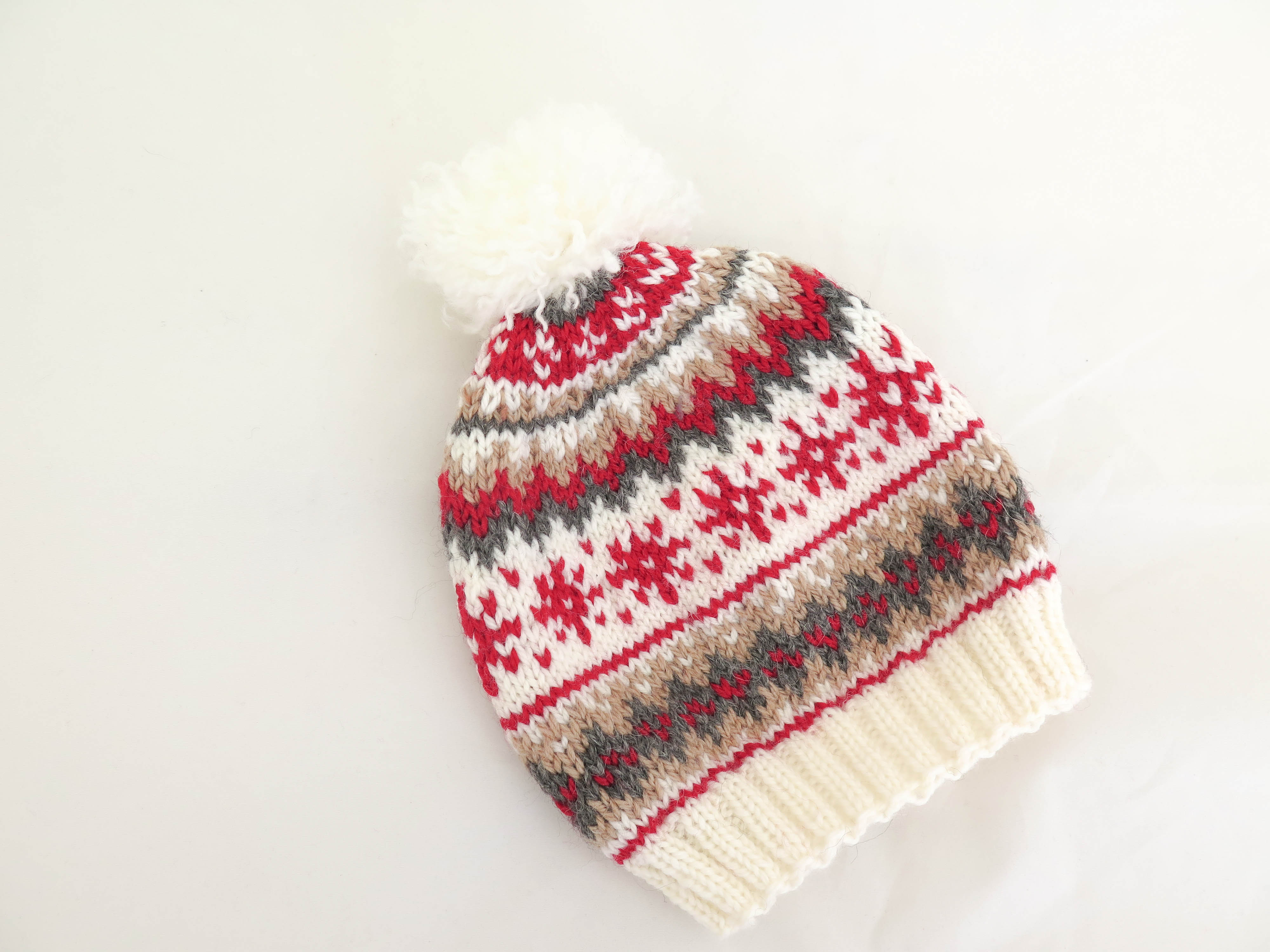 Child's Knitted Hat Pattern Scandinavian Winter Hat