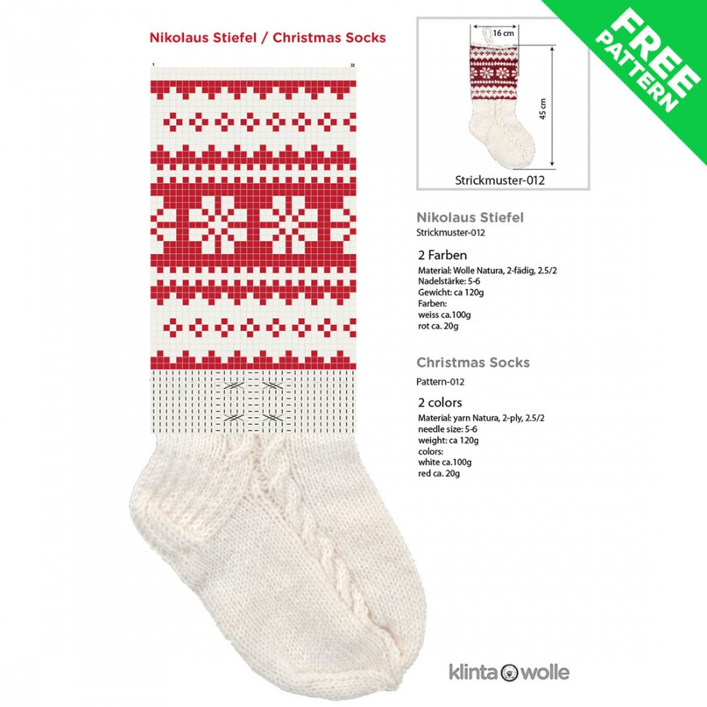 Christmas Stocking Knitting Patterns How To Knit Patterned Christmas Stockings Free Knitting Pattern 12