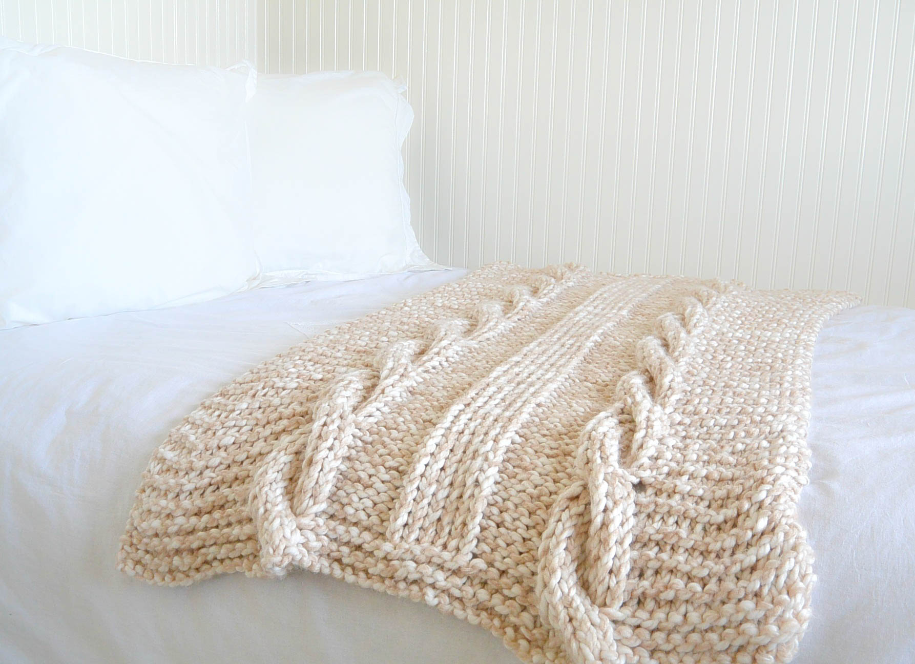 Chunky Knit Blanket Pattern Endless Cables Chunky Knit Throw Pattern Mama In A Stitch