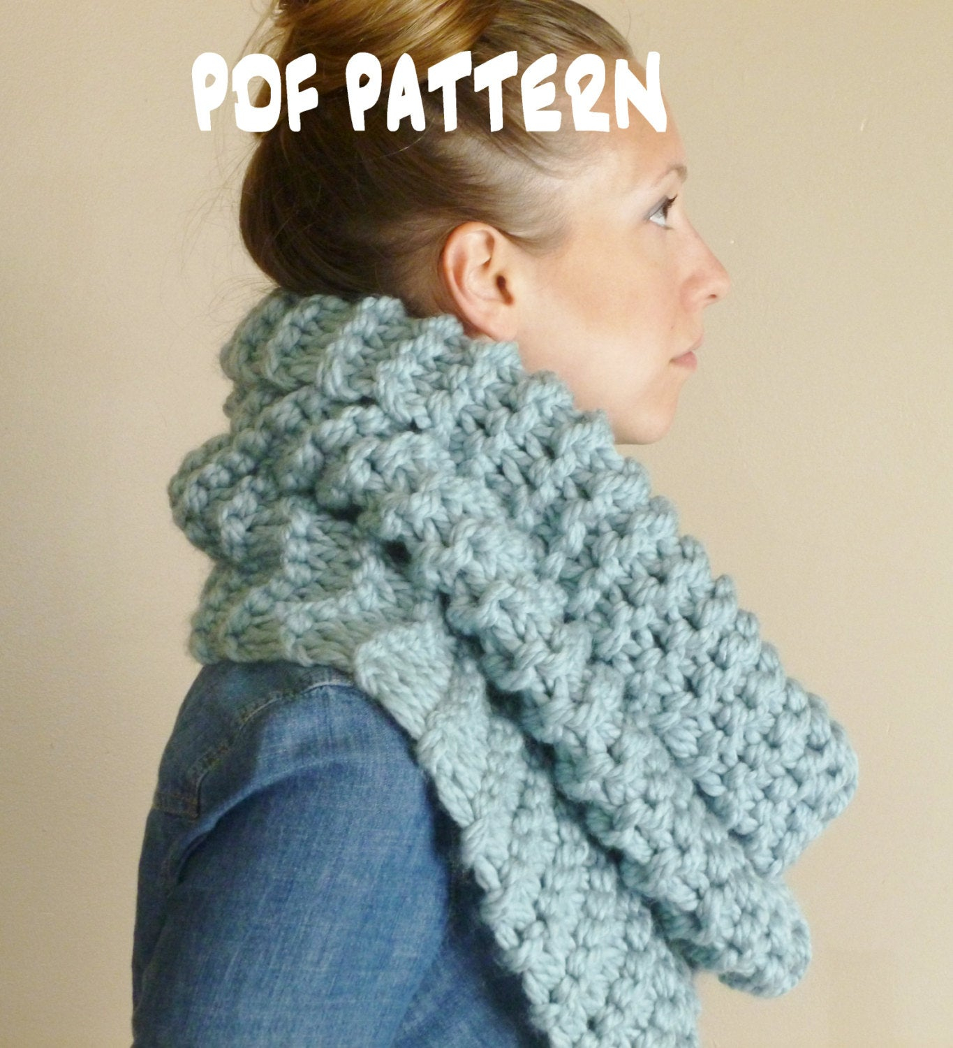 Chunky Knit Infinity Scarf Pattern Chunky Scarf Knitting Pattern The Strasburg Scarf Outlander Inspired Cowl Infinity Scarf Pattern Scarf Patterns Hooded Cowl Pattern