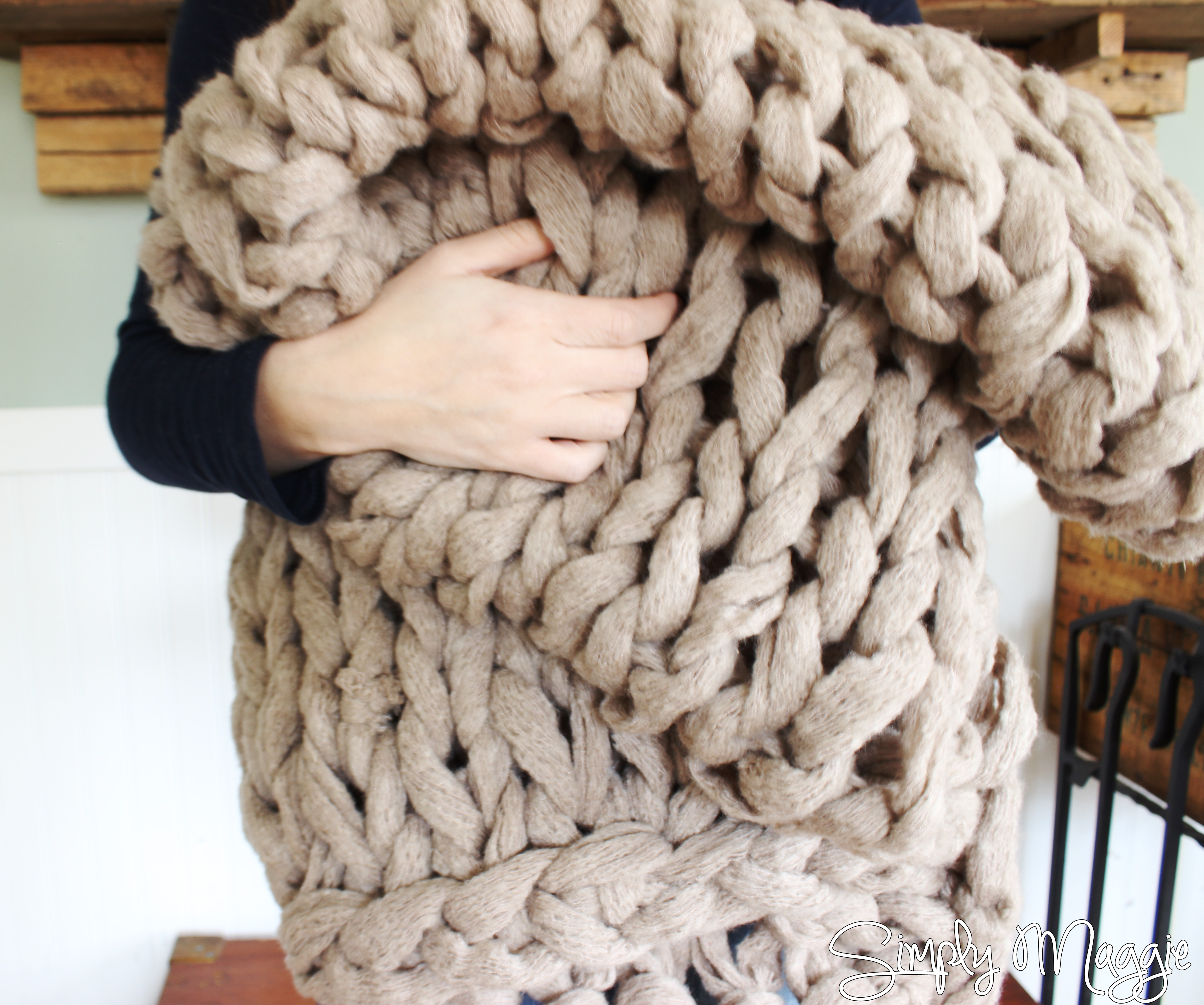 Chunky Wool Throw Knitting Pattern Chunky Knitting Blanket Patterns