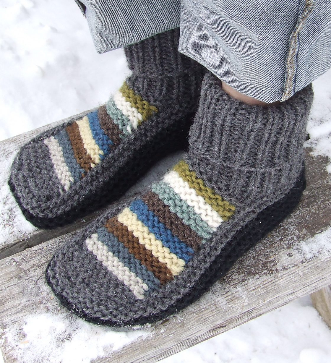 Converse Knitted Slippers Pattern Free Knitting Slipper Patterns For Adults