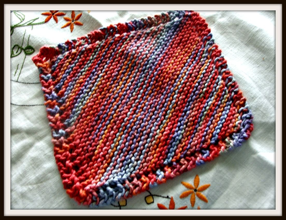 Cotton Dishcloths Knitting Patterns How To Knit A Dishcloth A Step Step Tutorial With Pattern Included