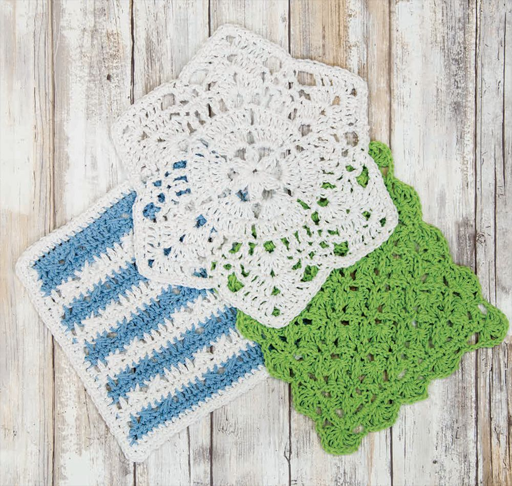 Cotton Dishcloths Knitting Patterns Mary Maxim Free Crochet Dishcloth Pattern