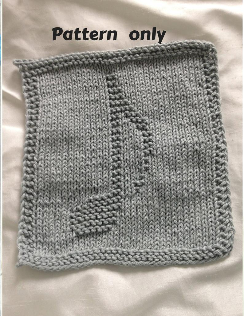 Cotton Dishcloths Knitting Patterns Pattern Dishcloth Washcloth Knitting Pattern Musical Note