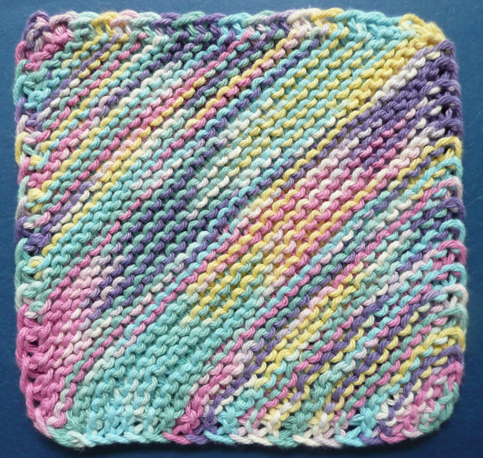 Cotton Dishcloths Knitting Patterns Perfect One Ounce Dishcloth Free Patterns