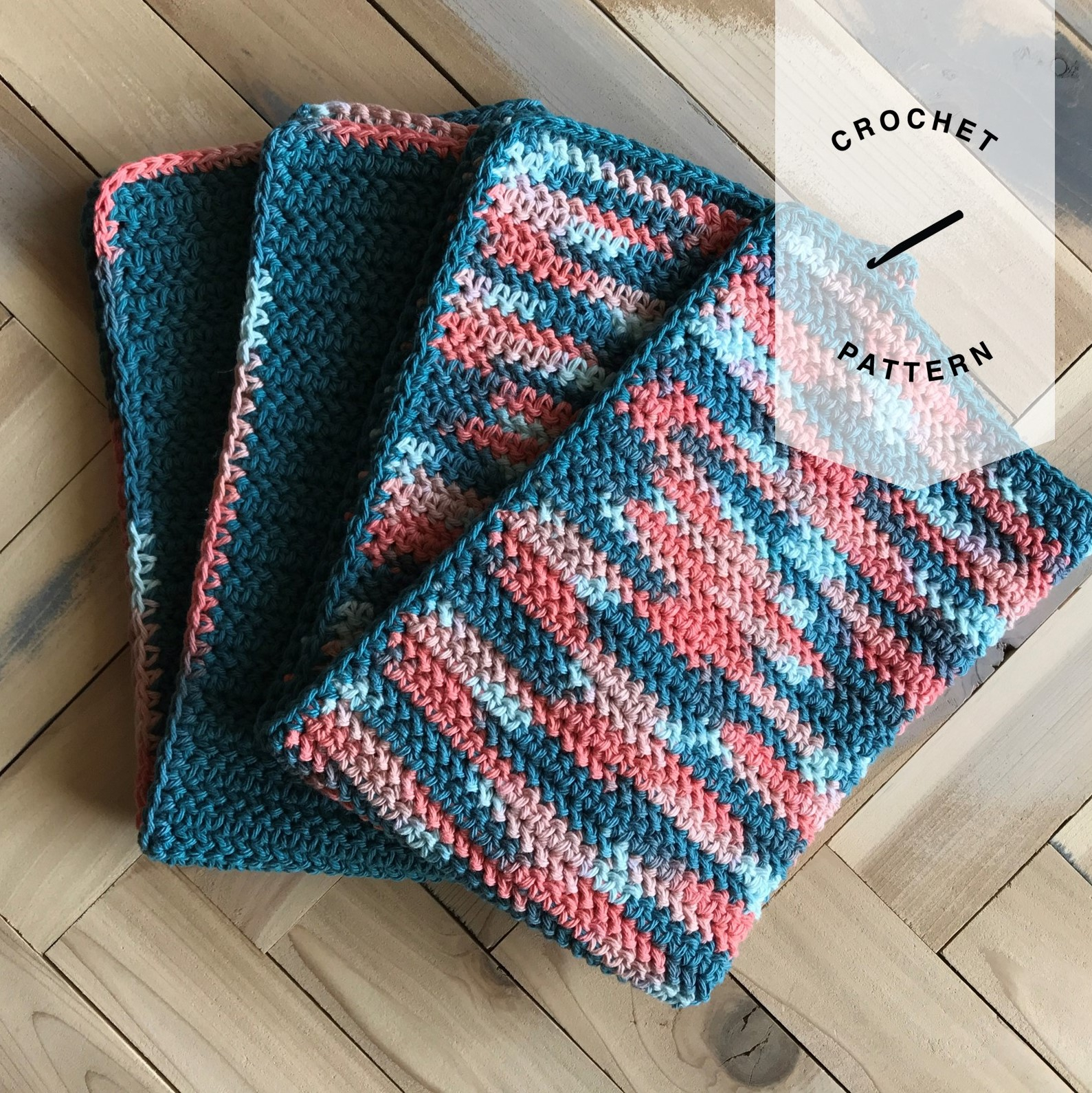 Dish Towel Knitting Pattern Coral Reef Dishtowels Pattern