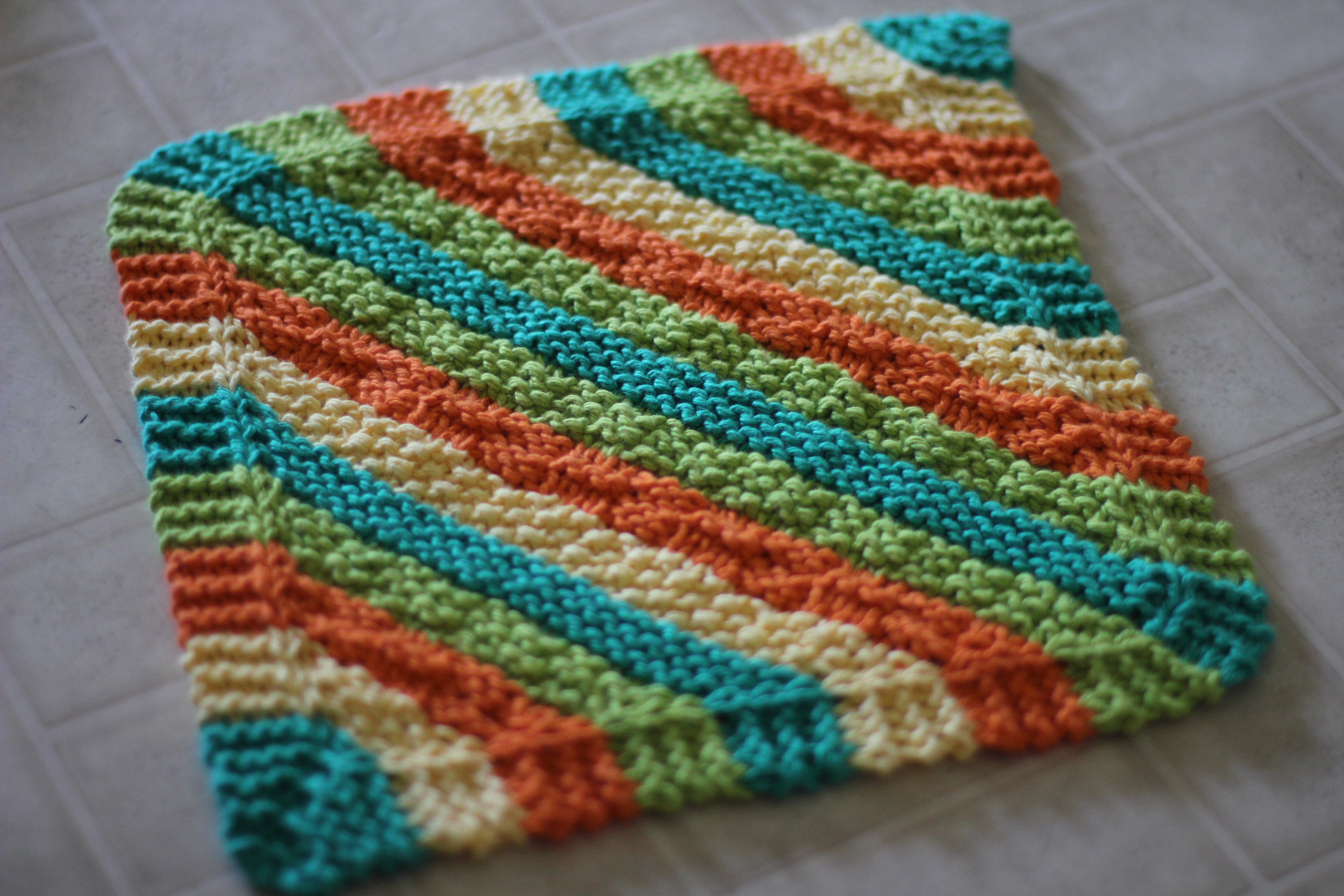 Dish Towel Knitting Pattern Dish Cloth Knitting Pattern The Sweatshop Of Love Blog