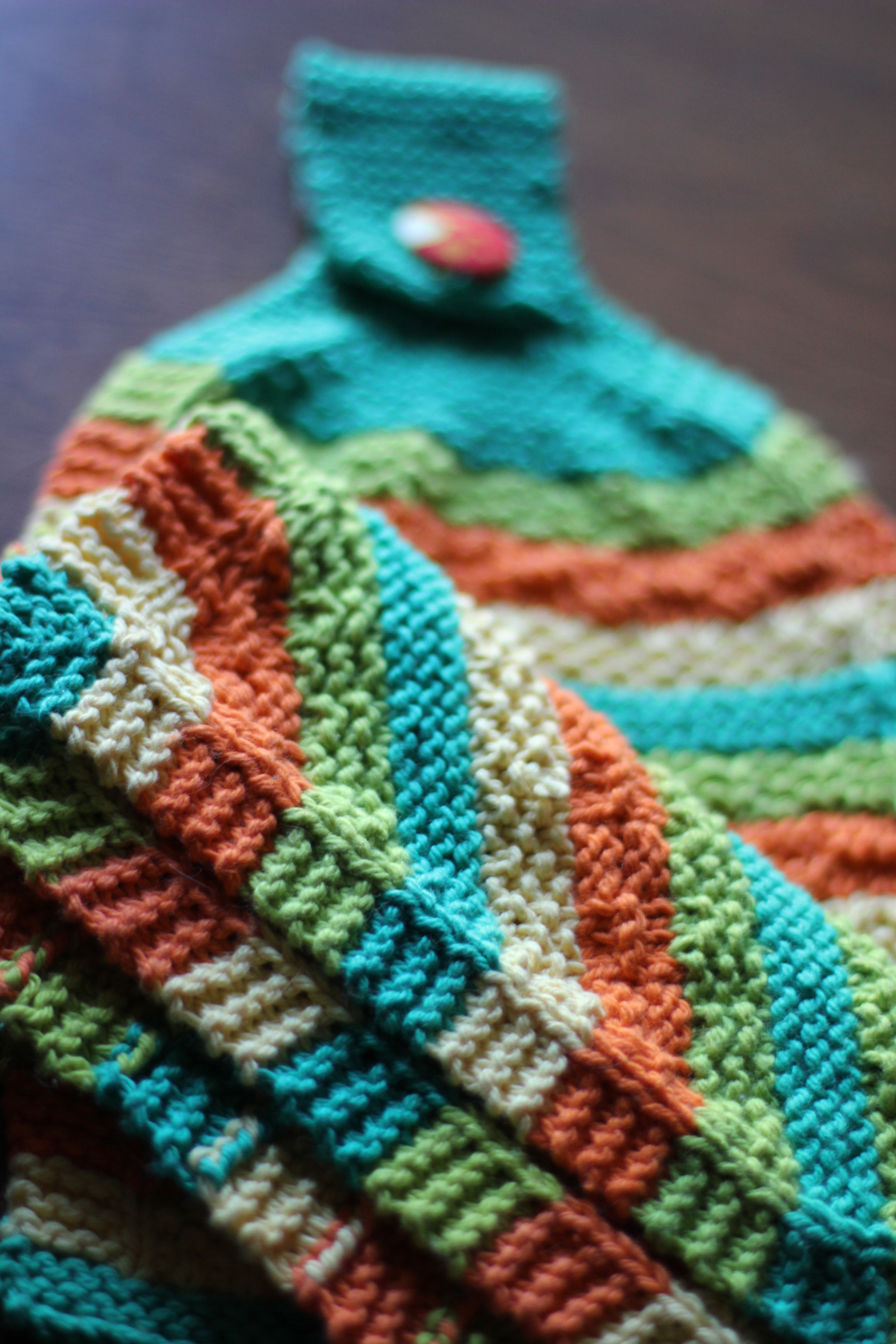 Dish Towel Knitting Pattern Hanging Dish Towel Tea Towel Knitting Pattern Dishcloth Knit The