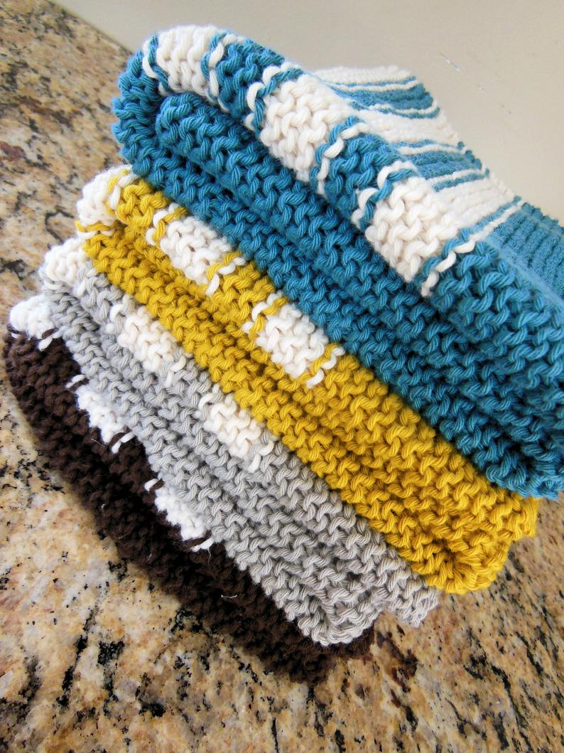 Dish Towel Knitting Pattern Knitting Pattern Knitted Cotton Dish Towel Dish Towel Pattern Knit Dish Towel Pattern Knitted Towel Pattern Knitted Dish Cloth Pattern