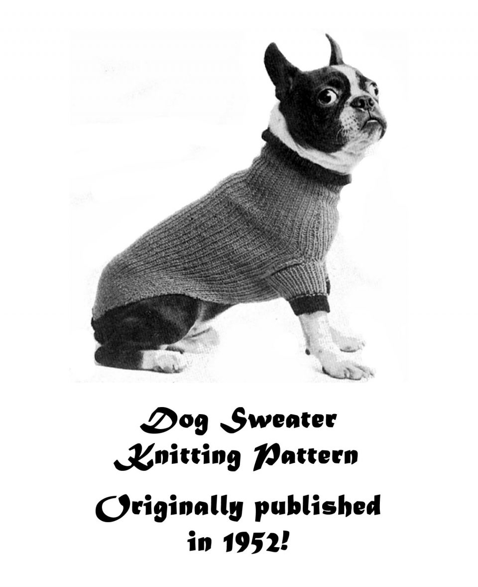 Dog Sweater Knitting Pattern Christmas Puppy Sweater Knitting Pattern Free Patterns Dog Jumper