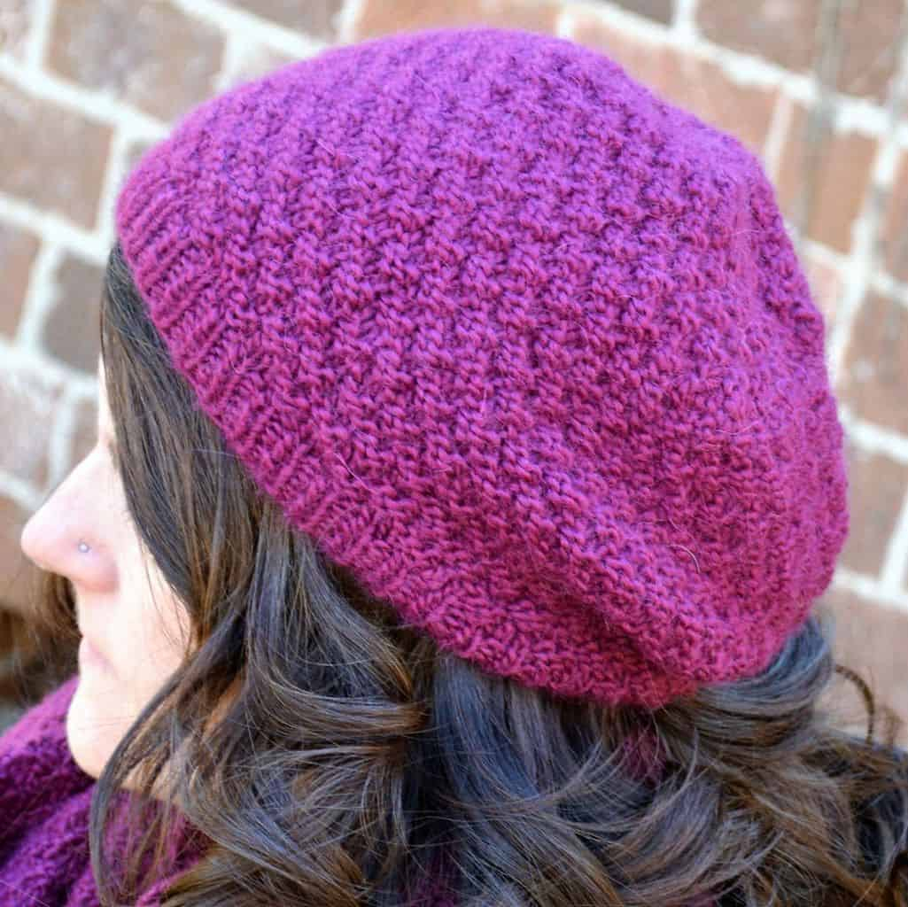 Double Knitting Hat Pattern Double Seed Stitch Knit Hat