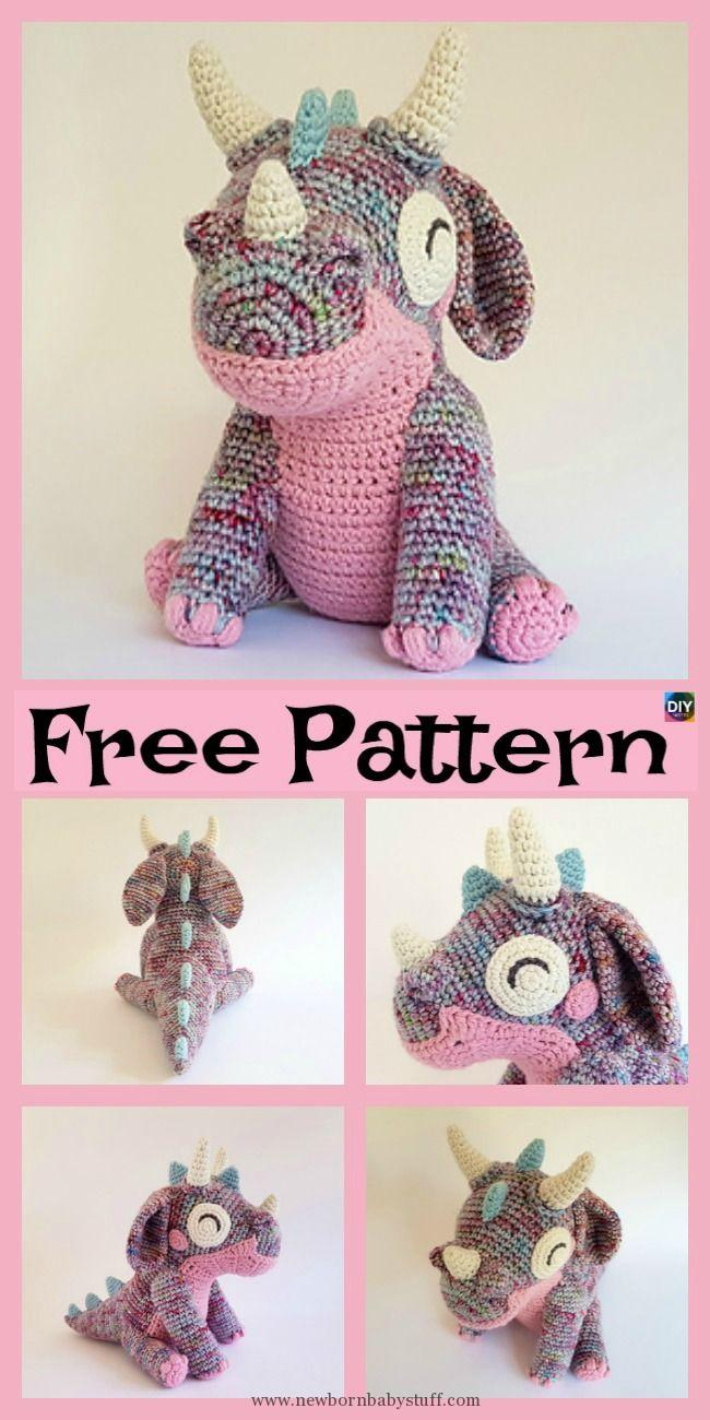 Dragon Knitting Pattern Free Ba Knitting Patterns Cute Little Crochet Orbit Dragon Free