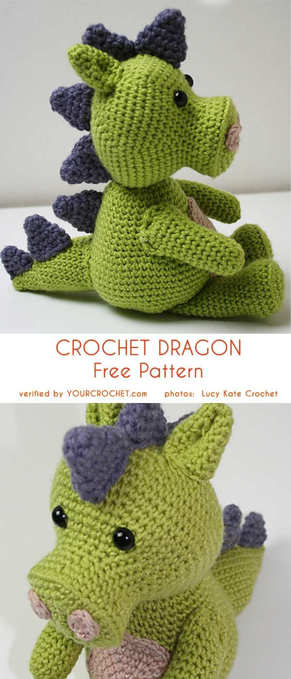 Dragon Knitting Pattern Free Crochet Dragon Free Pattern Your Crochet