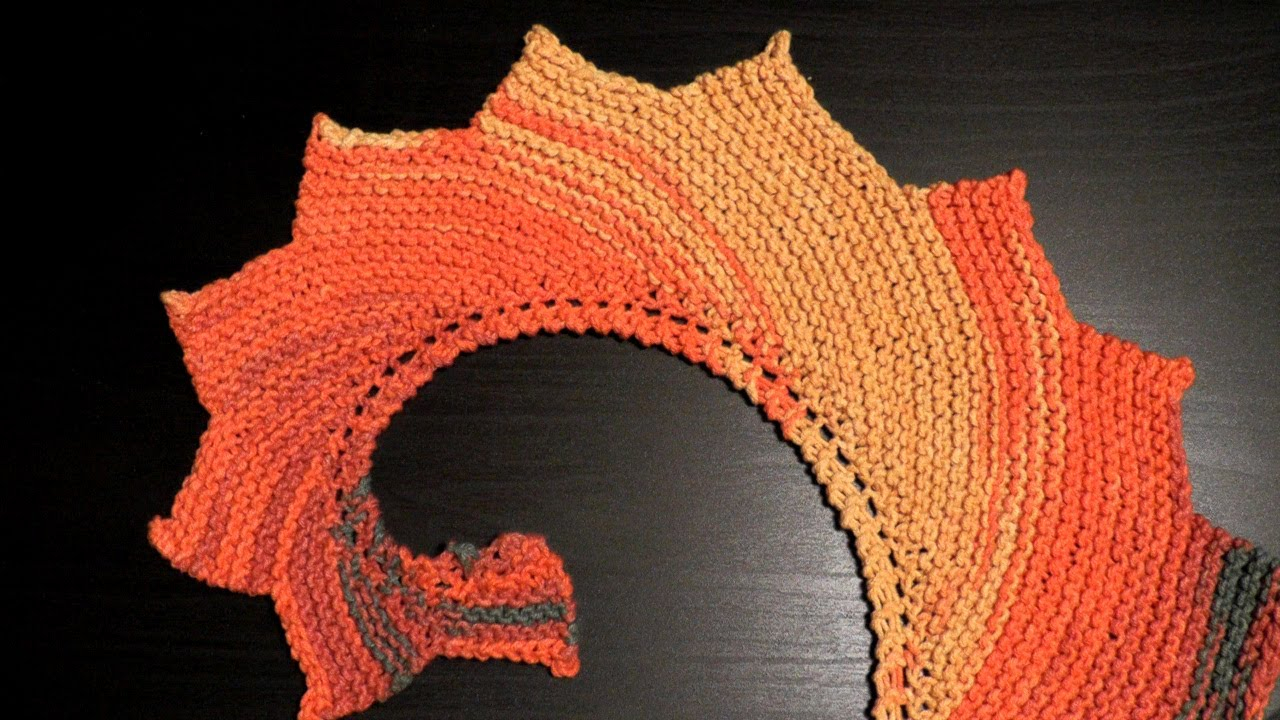 Dragon Knitting Pattern Free How To Knook A Dragon Tail Shawl Katia Belice