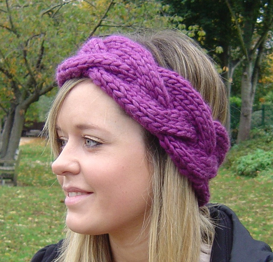 Easy Cable Knit Headband Pattern 12 Loom Knit Headband Patterns The Funky Stitch