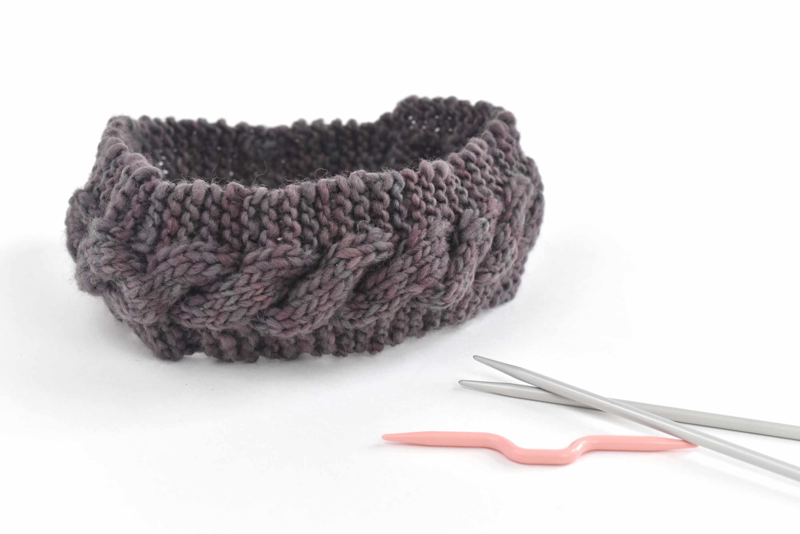 Easy Cable Knit Headband Pattern Free Knitting Pattern Cabled Headband
