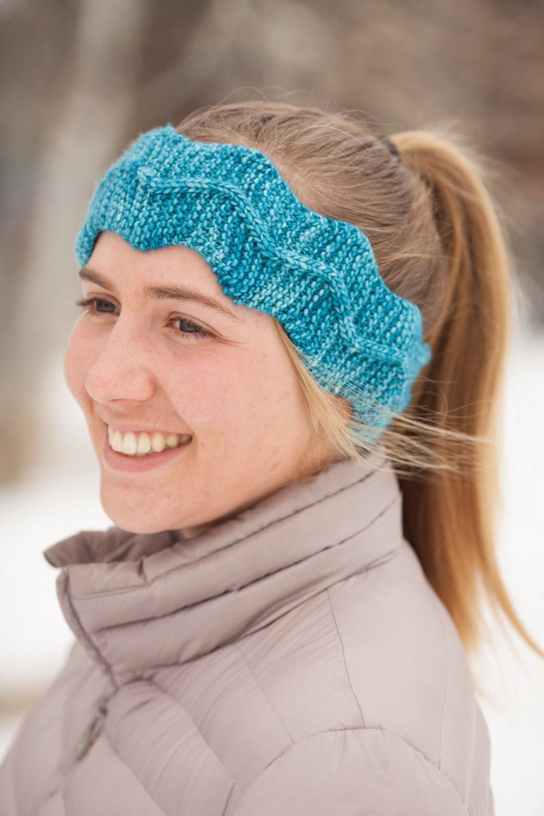 Easy Cable Knit Headband Pattern Knitted Headband Pattern Pdf Headband Knitting Pattern Easy Cable Knit Headband Pattern Cable Knit Headband Winding Trail Headband