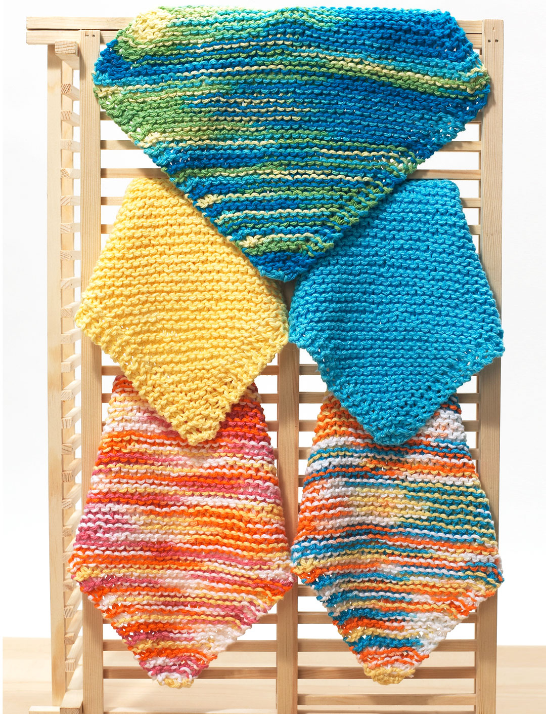 Easy Dishcloth Knit Pattern Easy Knit Dishcloth Pattern Diagonal Knit Dishcloth For Beginners