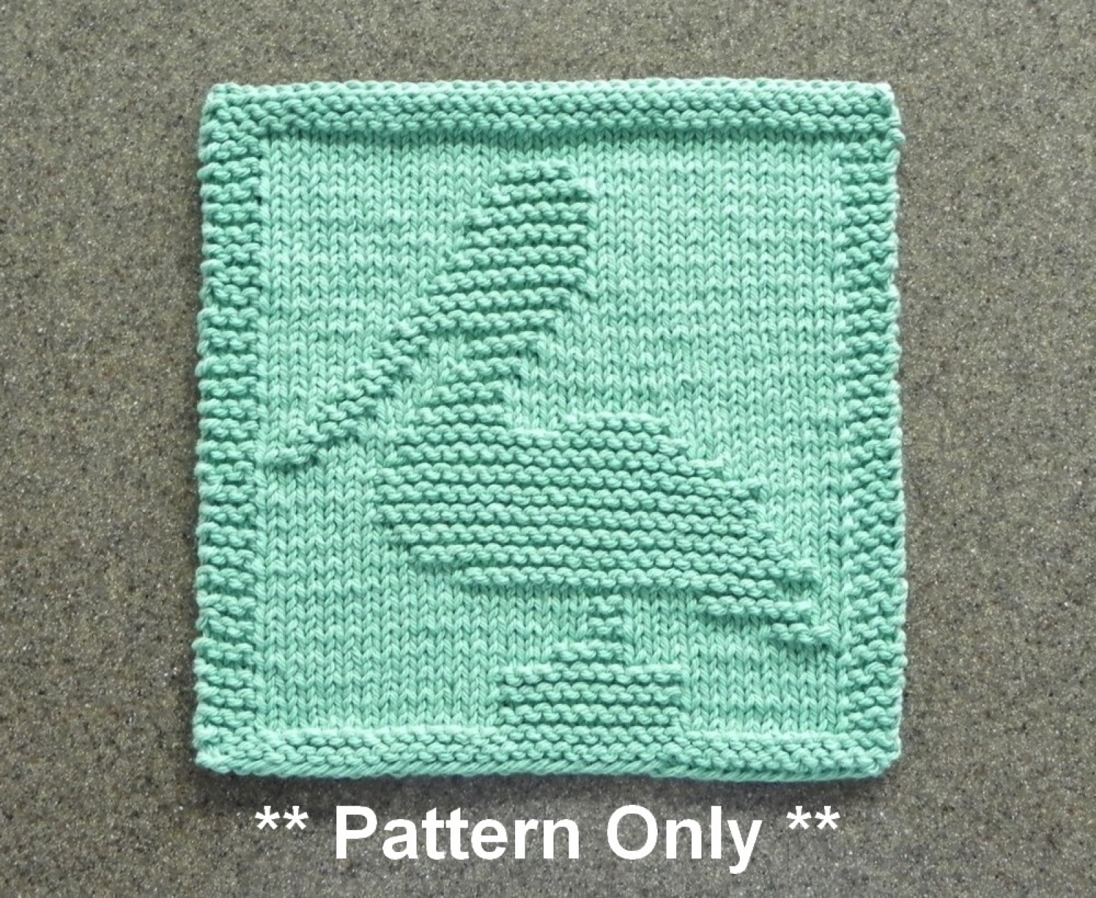 Easy Dishcloth Knit Pattern Pelican Dishcloth Knitting Pattern