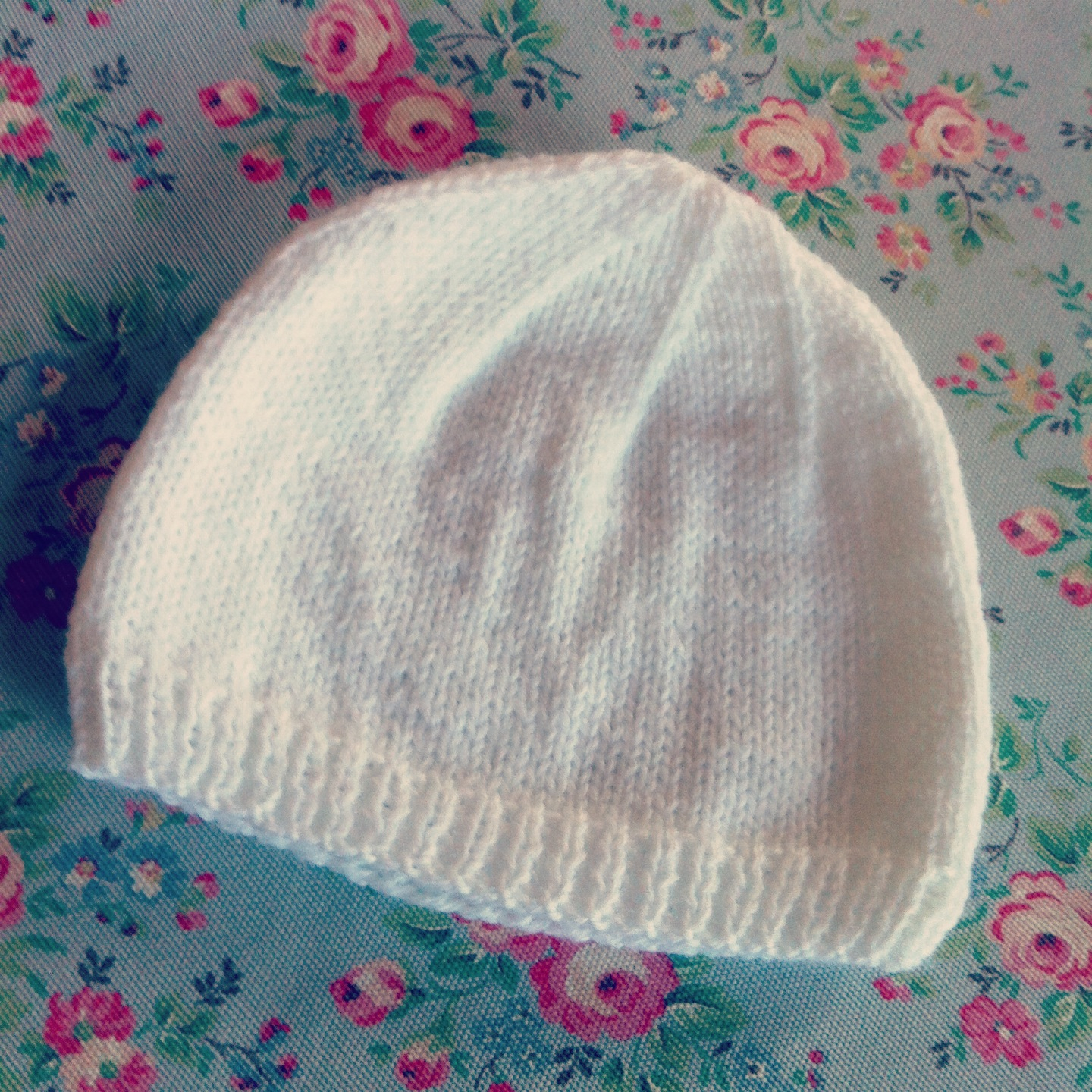 Easy Knit Hat Pattern For Beginners 4 Ply Ba Hat Dappled Things