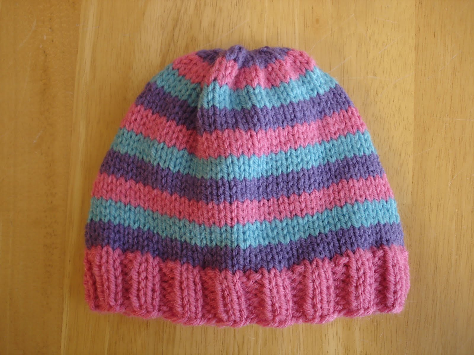 Easy Knit Hat Pattern For Beginners Free Easy Knitting Beanie Patterns