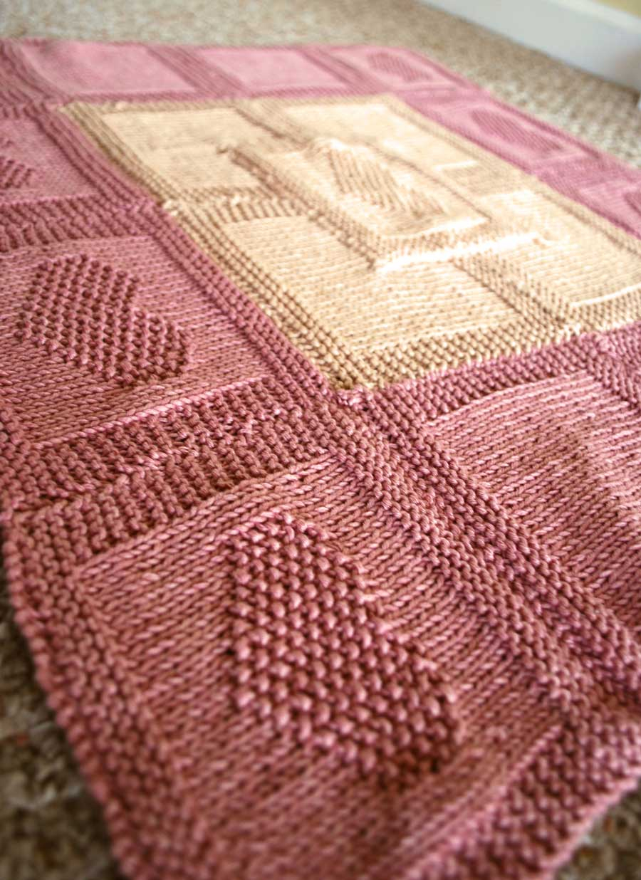 Easy Knitting Pattern For Baby Blanket Easy Heart Stitch Knitting Pattern Studio Knit