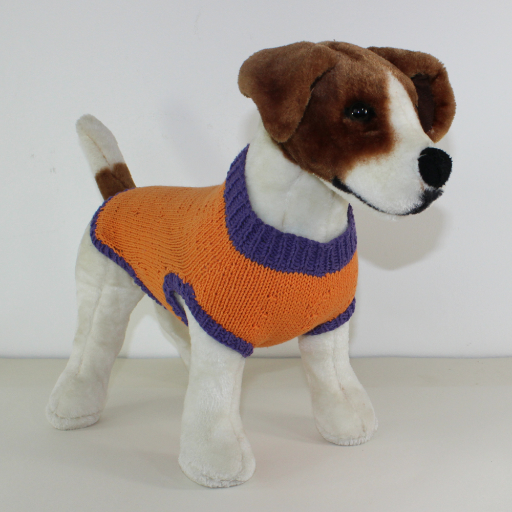 Easy Knitting Pattern For Dog Coat Simple Dog Coat Circular