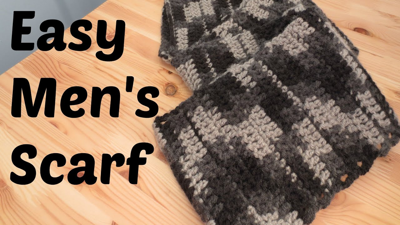 Easy Scarf Knitting Patterns For Men Easy Mens Scarf
