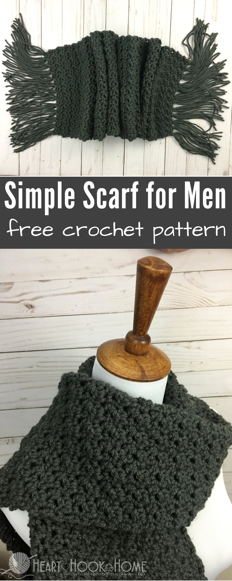 Easy Scarf Knitting Patterns For Men Simple Scarf For Men Free Crochet Pattern