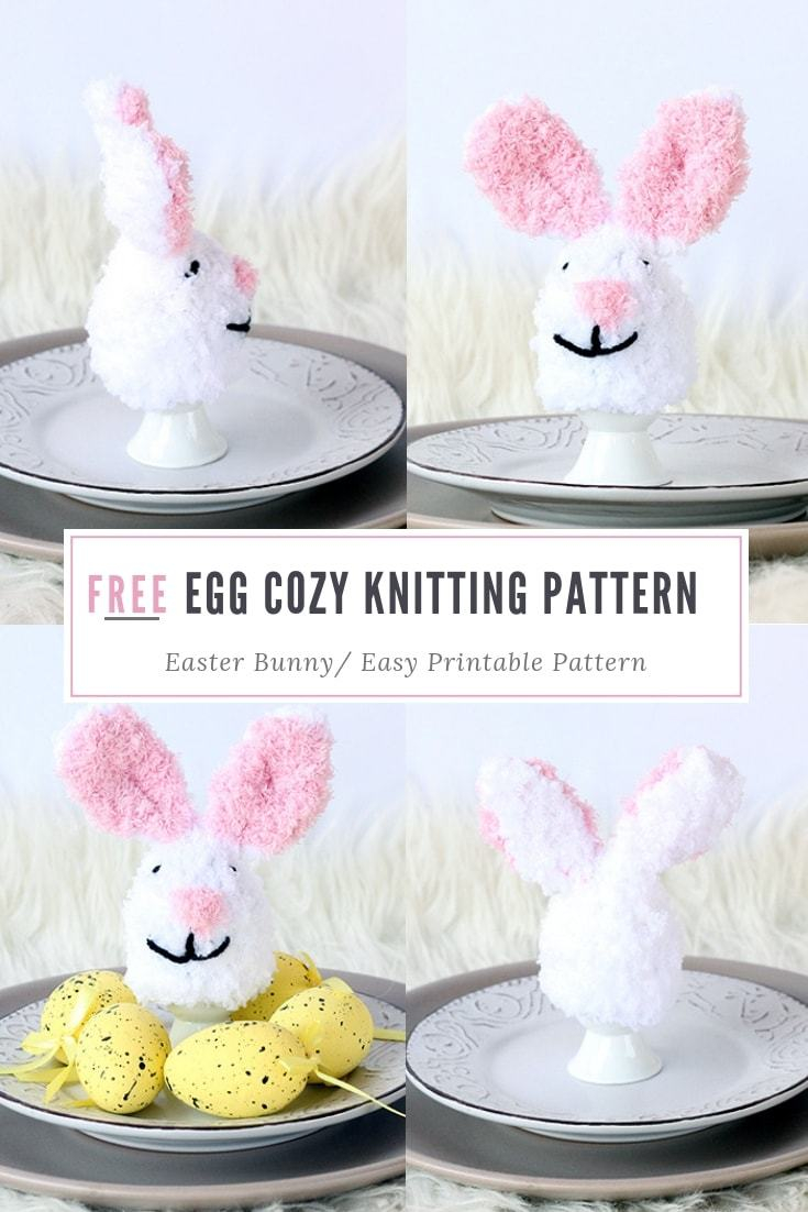 Egg Cosies Knitting Pattern Free Easter Bunny Egg Cozy Free Knitting Patterns Handy Little Me