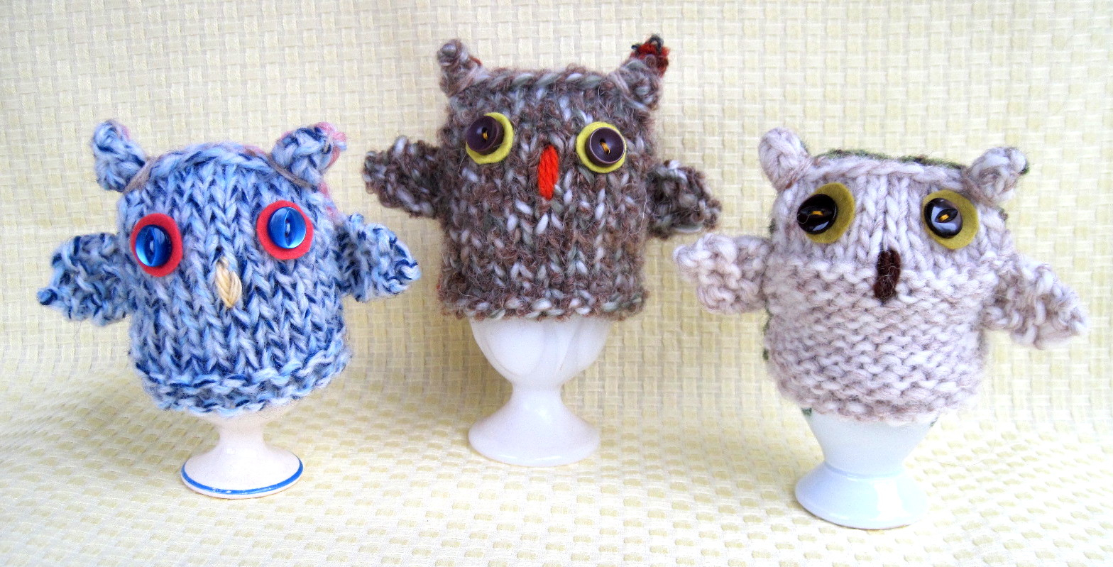 Egg Cosies Knitting Pattern Free Flutter Patch Free Pattern Owl Egg Cosies