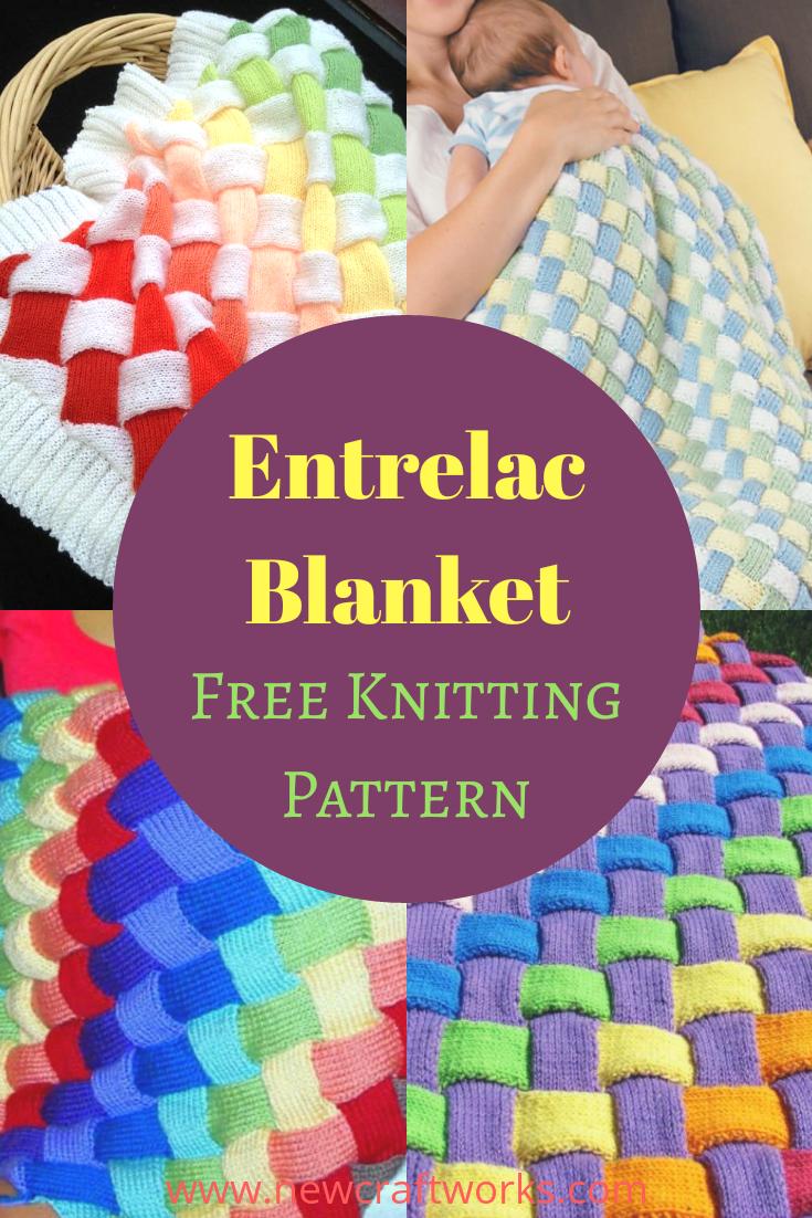 Entrelac Afghan Knitting Pattern Entrelac Blanket Free Knitting Pattern New Craft Works