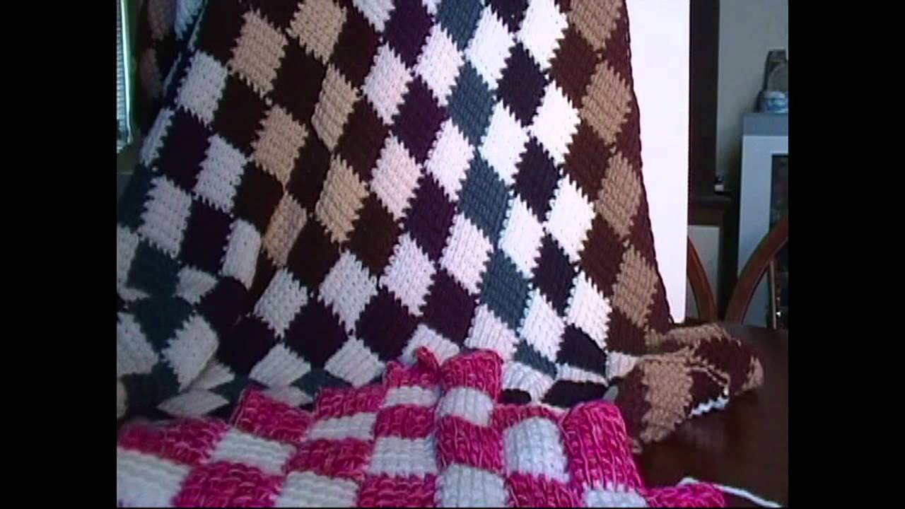 Entrelac Afghan Knitting Pattern Entrelac Crochet Blanket Introduction